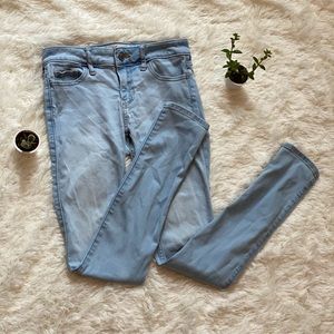Hollister light blue skinny jeans